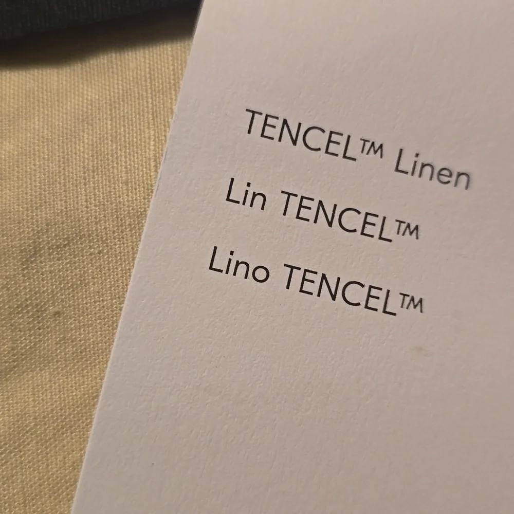 West Elm Signature Tencel Linen Sheet Set, Queen, Sand, Retail $249.00 USD